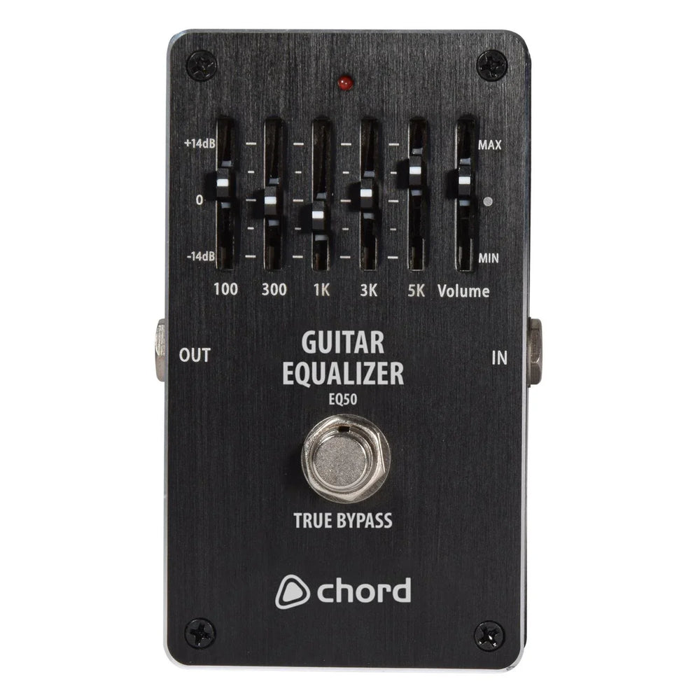 Chord EQ-50 5-band Graphic EQ Pedal - DY Pro Audio