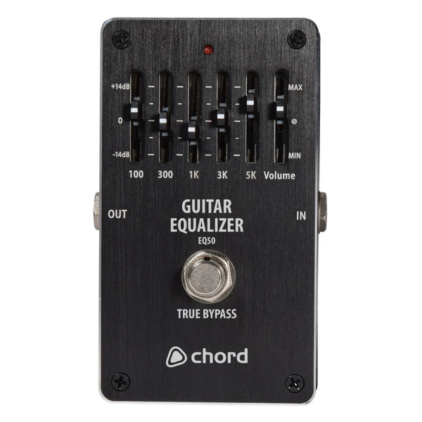 Chord EQ-50 5-band Graphic EQ Pedal - DY Pro Audio