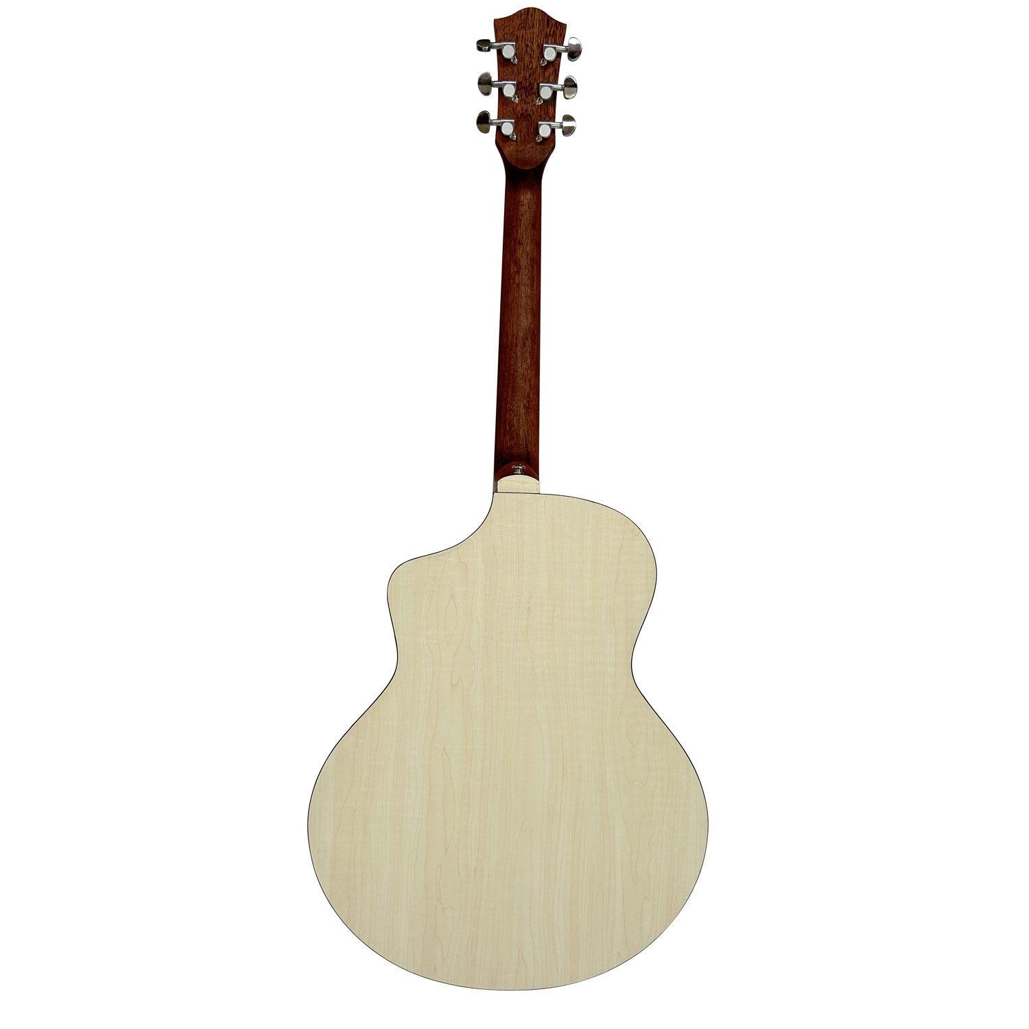 Chord Nomad Electro-Acoustic Guitar White Quilted Maple - DY Pro Audio