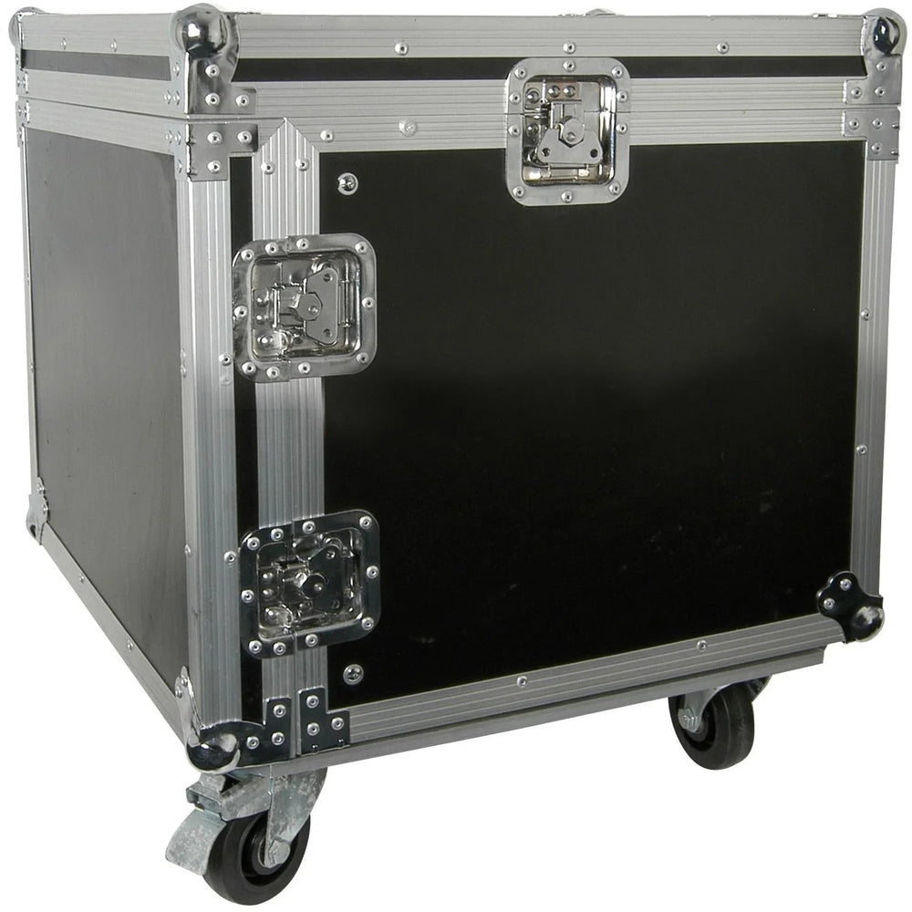 Citronic 8u 19" Rack Case with Wheels - DY Pro Audio