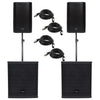 Citronic CASA - 10A and CASA 12BA 4500W Active Speaker Bundle