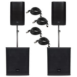 Citronic CASA-10A and CASA 12BA 4500W Active Speaker Bundle - DY Pro Audio