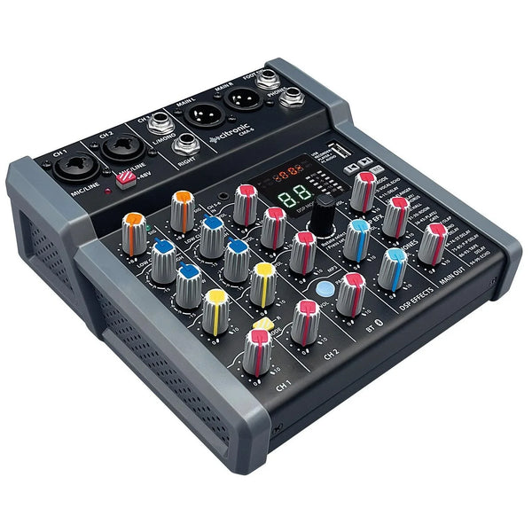 Citronic CMA-6 Compact Mixer with DSP FX and BT/USB - DY Pro Audio