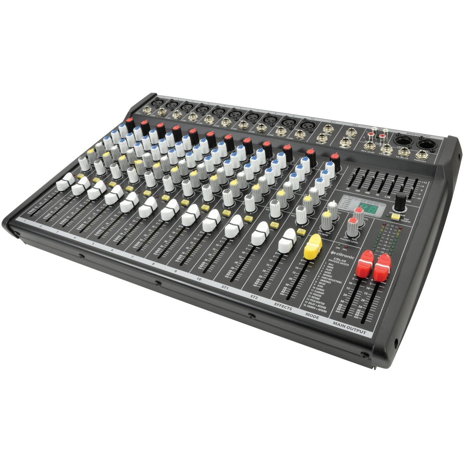Citronic CSL-14 14 Channel Mixing Desk - DY Pro Audio