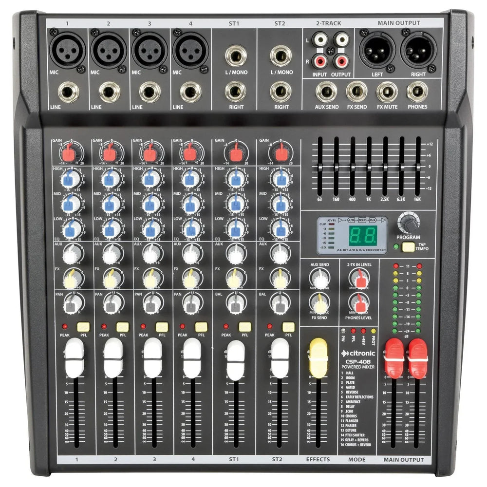 Citronic CSP-408 400w Powered Mixer - DY Pro Audio