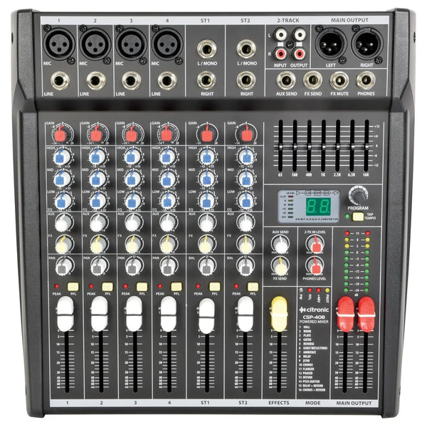 Citronic CSP-408 400w Powered Mixer - DY Pro Audio