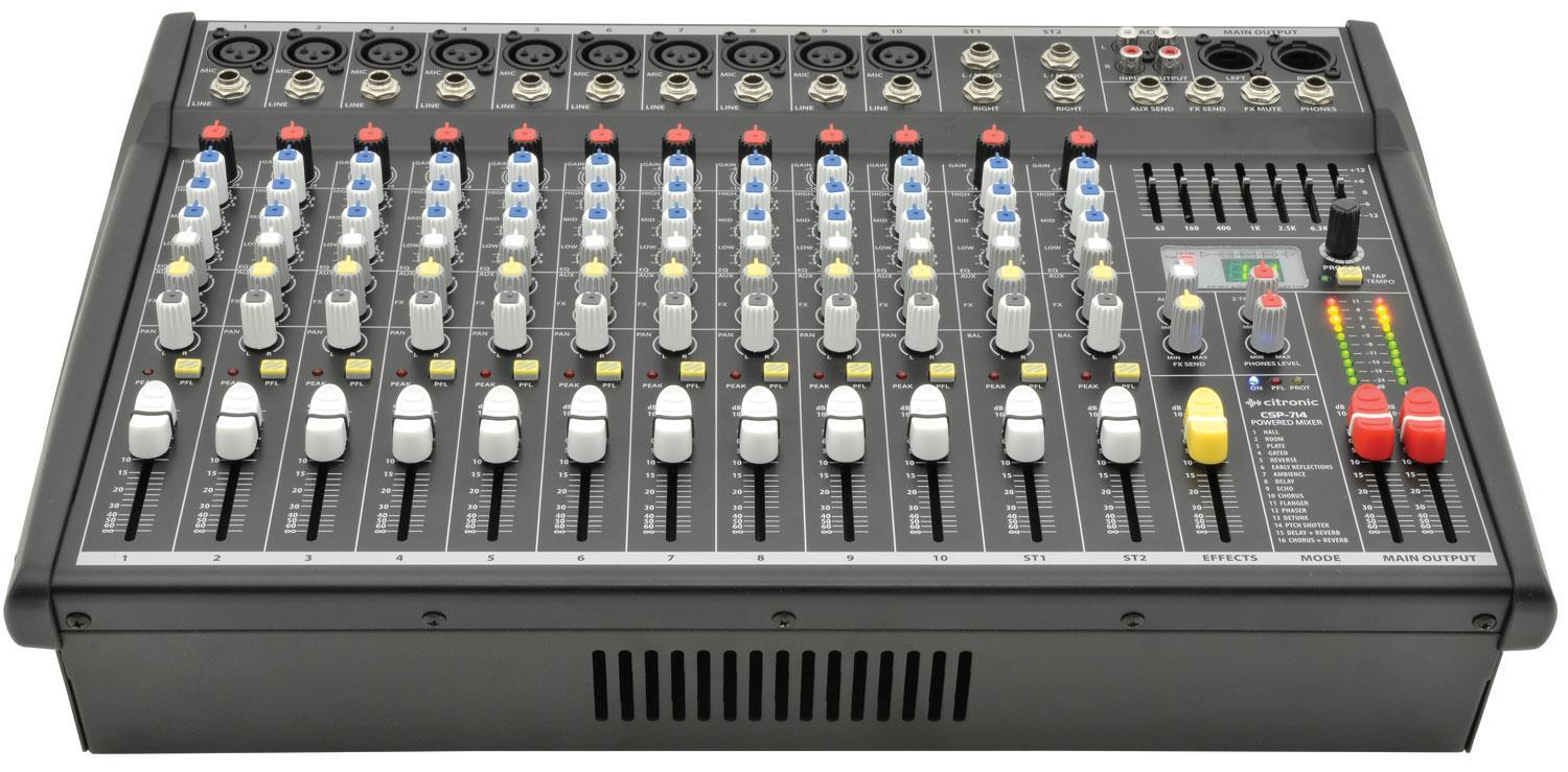 Citronic CSP-714 700w Powered Mixer - DY Pro Audio