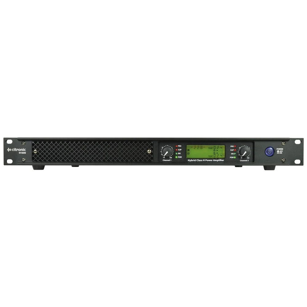 Citronic H1600 Hybrid Amp 2x650W @ 4ohm Power Amplifier
