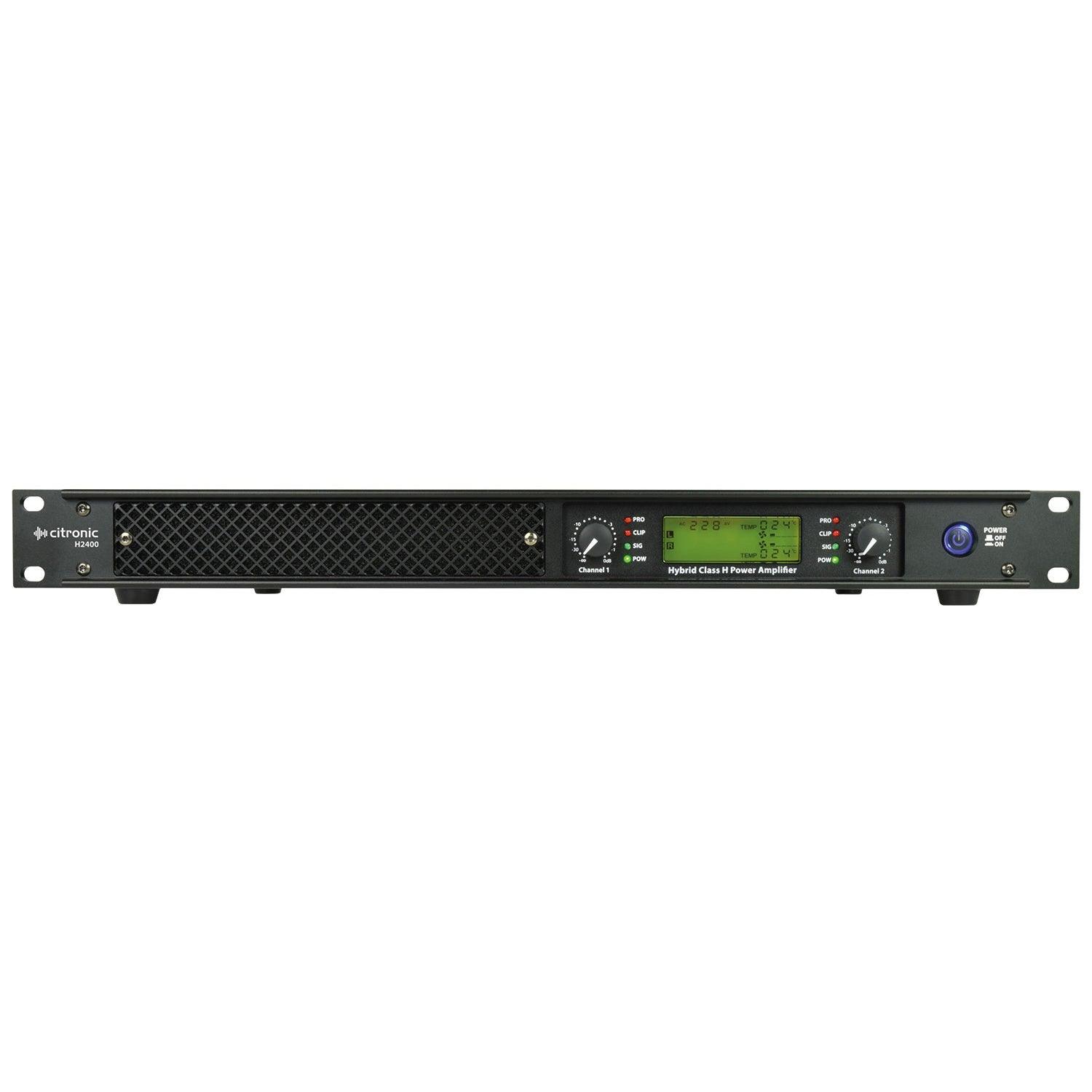 Citronic H2400 Hybrid Amp 2x900W @ 4ohm Amplifer - DY Pro Audio