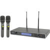 Citronic RU210 - H Dual Multi - UHF Handheld Wireless Mic System