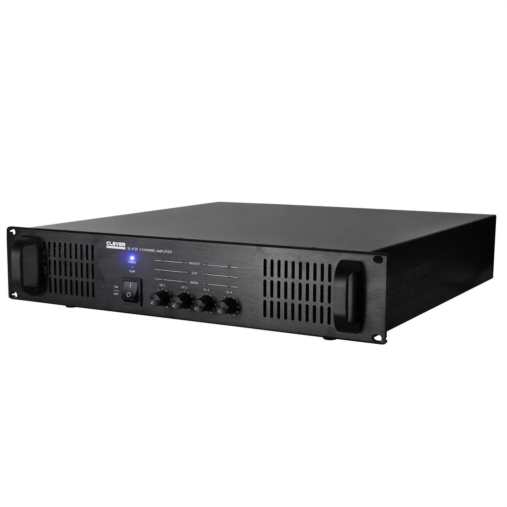 Clever Acoustics SL 4120 100V 4 x 120W Power Amplifier - DY Pro Audio