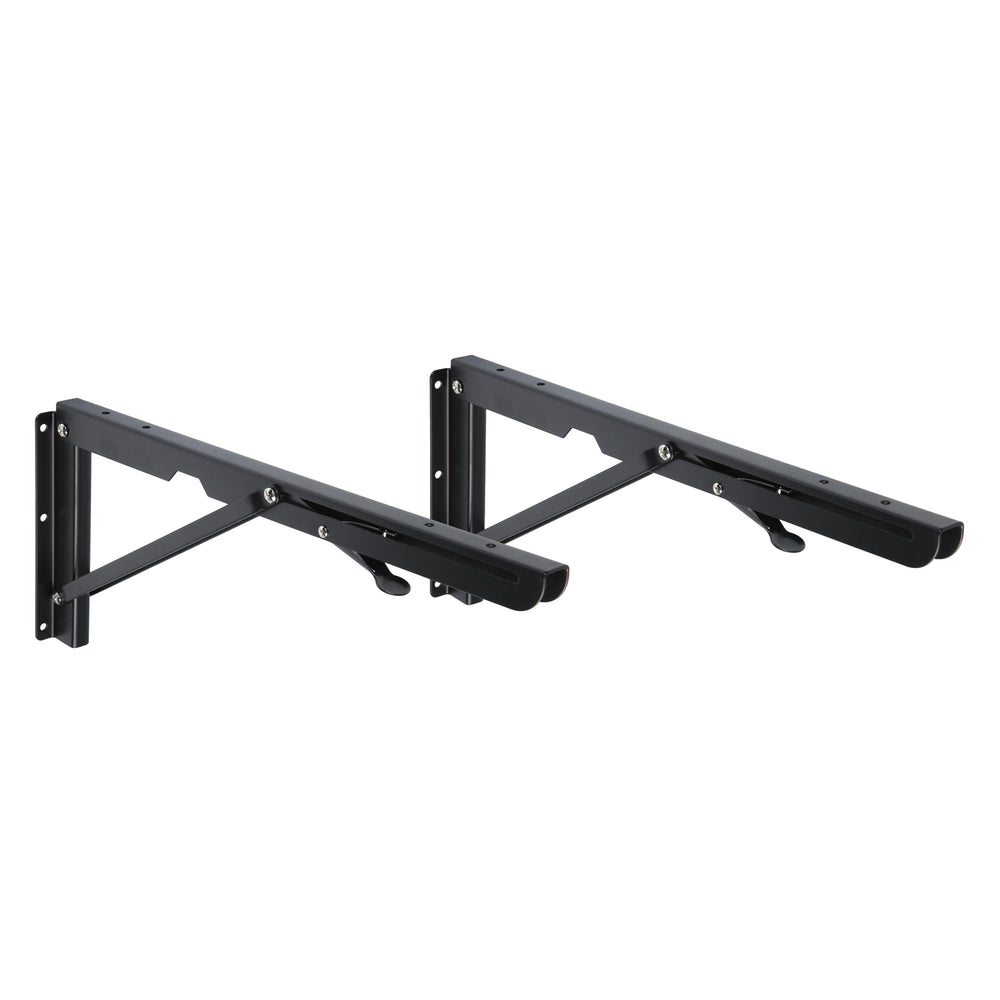 Pulse 39cm Folding Shelf Brackets Heavy Duty (Pair)