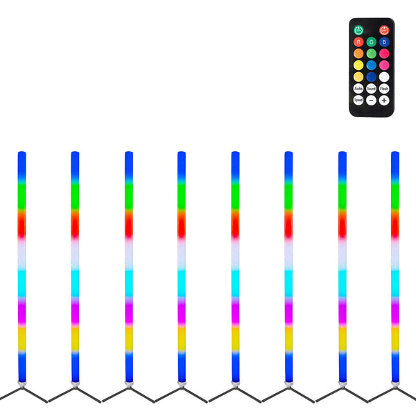 8 x Equinox Pulse Tube XL 1.5m Colour Changing Tube