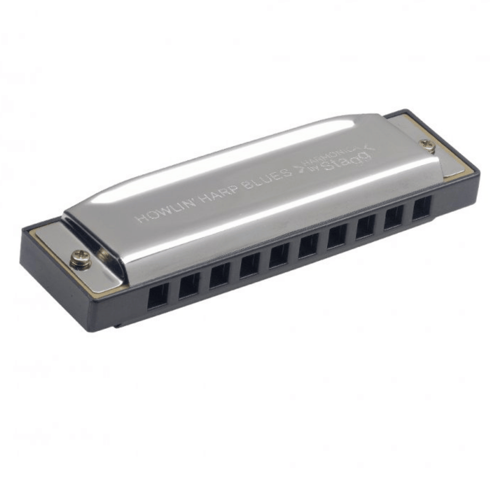 Stagg BJH-B20 SET1 Howlin Harp Blues Harmonica Set with Case