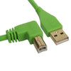 UDG Ultimate Audio Cable USB 2.0 A-B Green Angled 1m