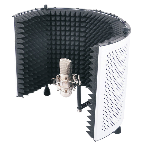 "SoundLab Studio Microphone Reflexion Screen for vocal recording isolation"