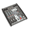     Q-Audio Q-MIX 4FX compact audio mixer front panel