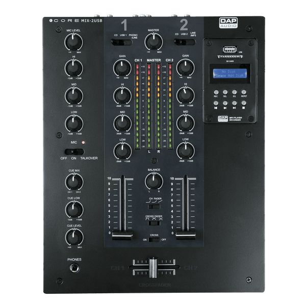 DAP CORE MIX - 2 USB 2 - channel DJ mixer with USB interface