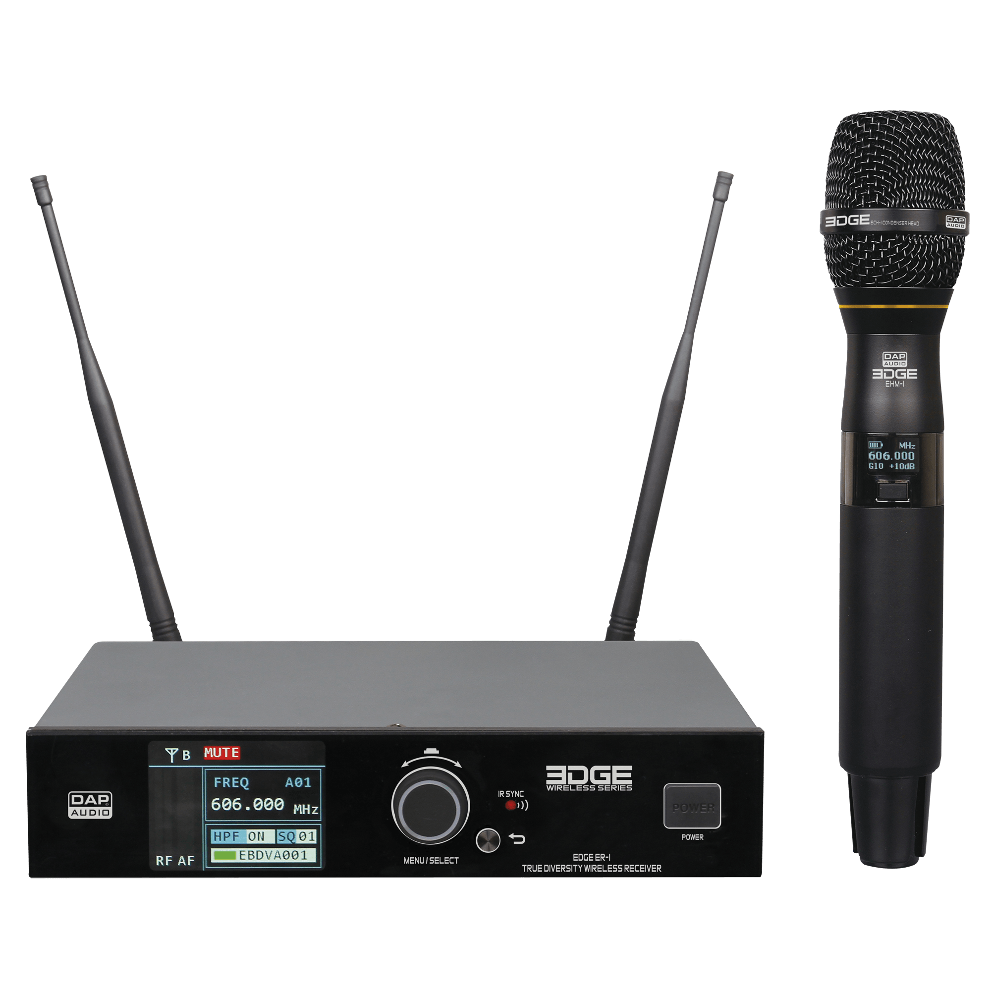 DAP EDGE EHS-1 Wireless Handheld Microphone Set - 610-670 MHz - DY Pro Audio