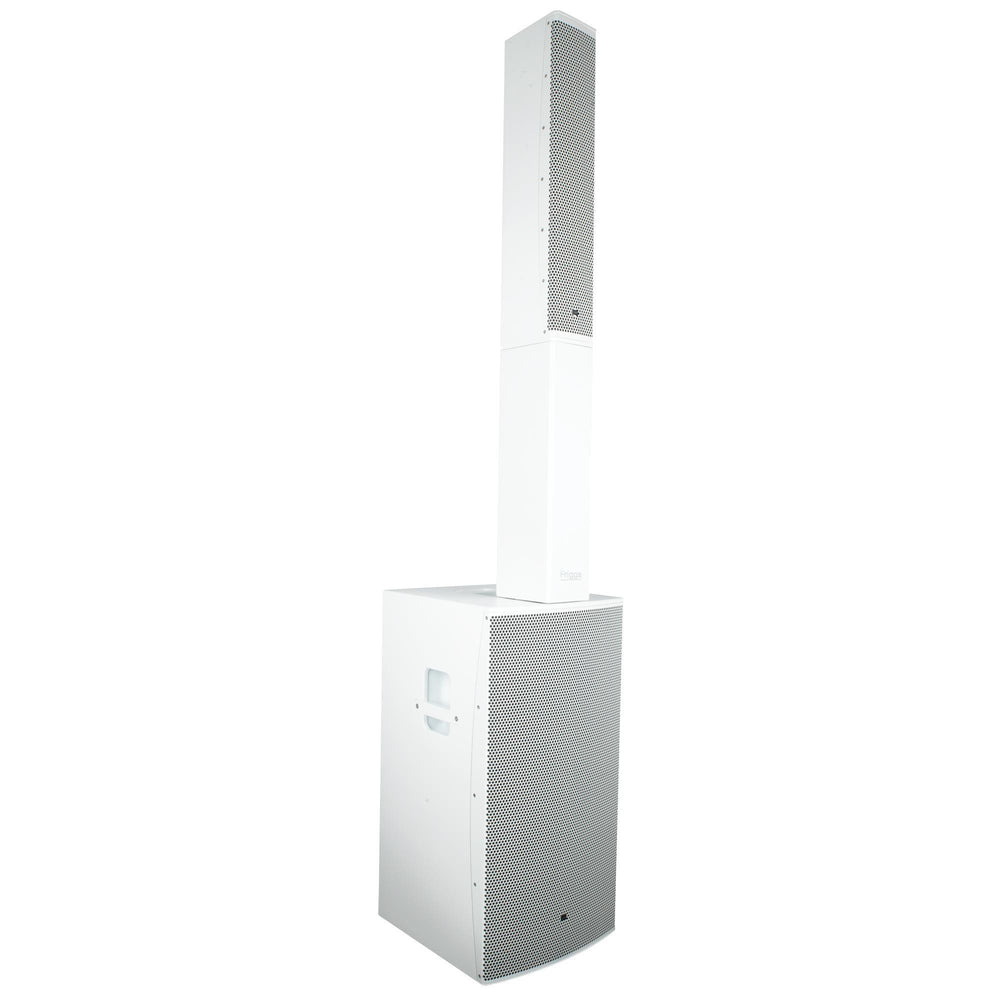 DAP Frigga 12" White Active Column PA System - DY Pro Audio