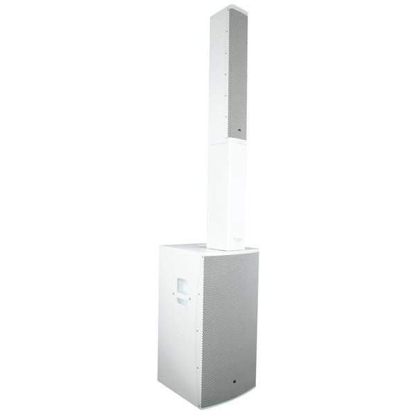 DAP Frigga 12" White Active Column PA System - DY Pro Audio
