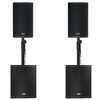 2 x FBT X-Lite 108A & X-SUB 112SA Speaker Bundle