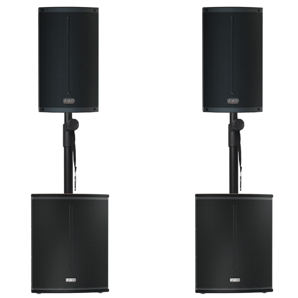 FBT X-Lite 108A and X-SUB 112SA active speaker bundle