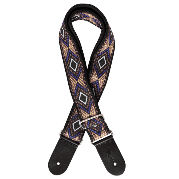 Stagg SWO-SAM2-GREY Woven Nylon Guitar Strap South American Patten