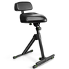 Gravity FM SEAT1 BR height adjustable stool with footrest and backrest