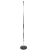 Pulse Chrome Retro Round Base Microphone Stand