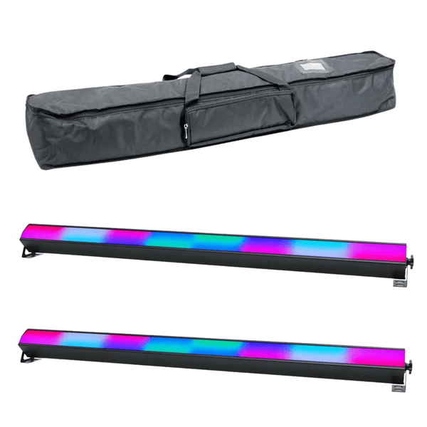 2 x Equinox Spectra Pix Battens with Carry Bag