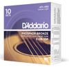D'Addario 11-52 Custom Light Phosphor Bronze Acoustic Guitar Strings 10-Pack