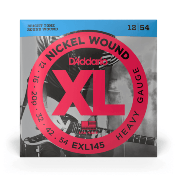 D'Addario EXL145 Guitar Strings Medium Top/Heavy Bottom12-54