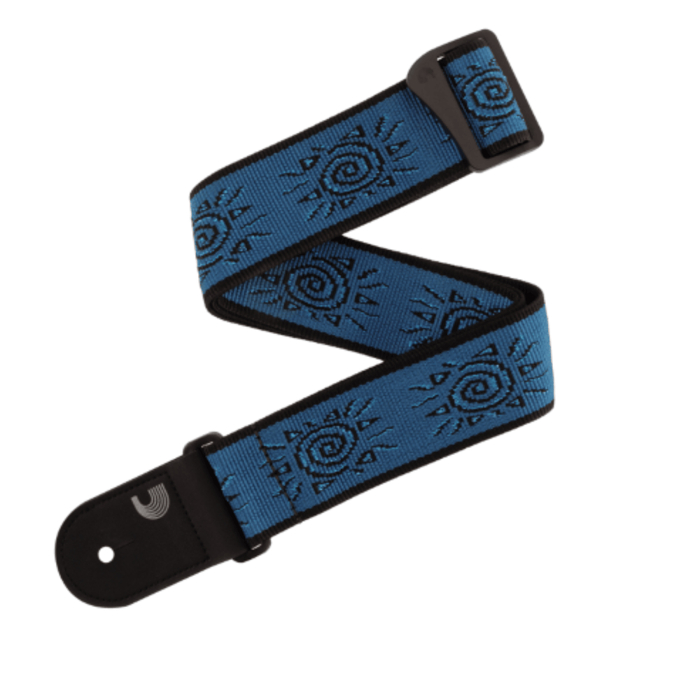 D'Addario Vintage Planet Waves Blue Suns Gutiar Strap