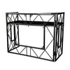 Equinox Truss Booth XL matt black large DJ booth with black acrylic panels