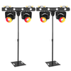 2 x Chauvet DJ GigBar Bridge Beam ILS Lighting System with Ultimax Square Base Stands