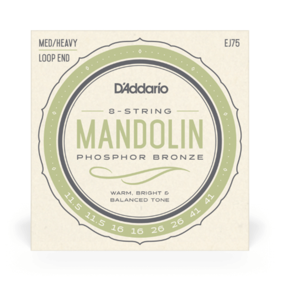 D’Addario EJ75 mandolin strings phosphor bronze 11.5-41