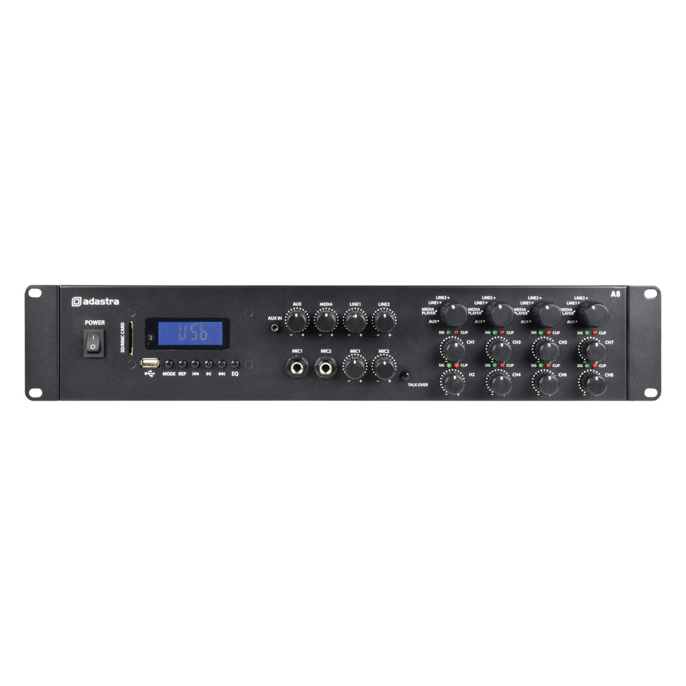 Adastra A8 Quad Stereo 8x200W Amplfier