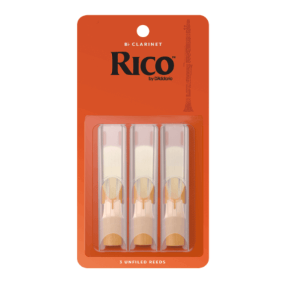 D'Addario Rico Clarinet Reeds Bb #2.0 3 Pack RCA0320
