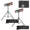 2 X Chauvet DJ GigBar 3 ILS 3-in-1 Lighting System with Bag ILS Command