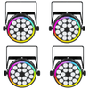 4  x Chauvet DJ FX Par 6 RGBW LED Par Can