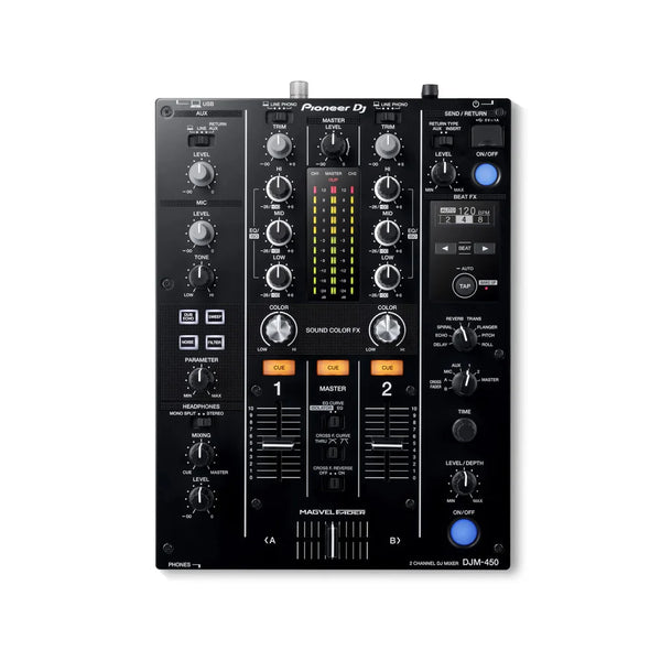 Pioneer DJ DJM-450K 2Ch DJ Mixer with USB and On-Board Effects