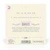 D'Addario EJ60+ nickel light plus banjo guitar strings 9.5-20