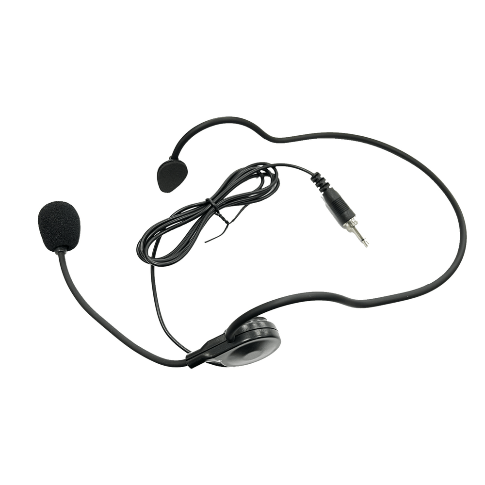 Q-Audio QWM Headset (for beltpacks with 3.5mm screw jack sockets)