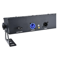 2 x QTX Duplex-Bar 48 x 3W Double LED Wall Bar Batten With Carry Bag