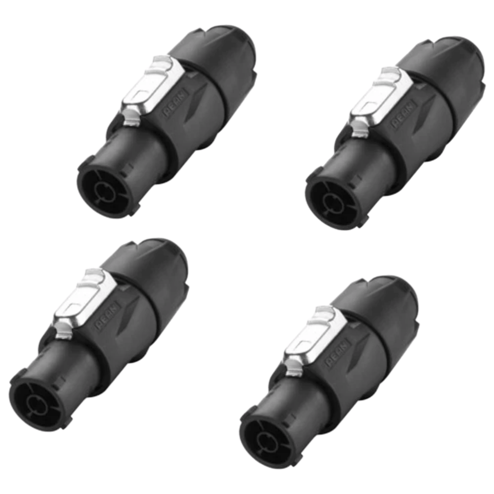 4 x Rean RCAC3F Female Power True1 Power Connectors
