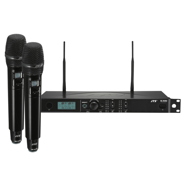 JTS RU - 901G3Du + 2 x RU - G3TH Dual Channel True Diversity UHF Handheld Wireless System 606.5 - 642 MHz