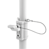 White Ultimax floor stand for stage and wedding lighting