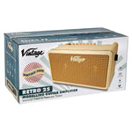 Vintage Retro 25W Guitar Amplifier with DSP Vintage White