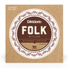 D'Addario EJ33 Folk Nylon Guitar Strings - Normal Tension, Ball-End Design